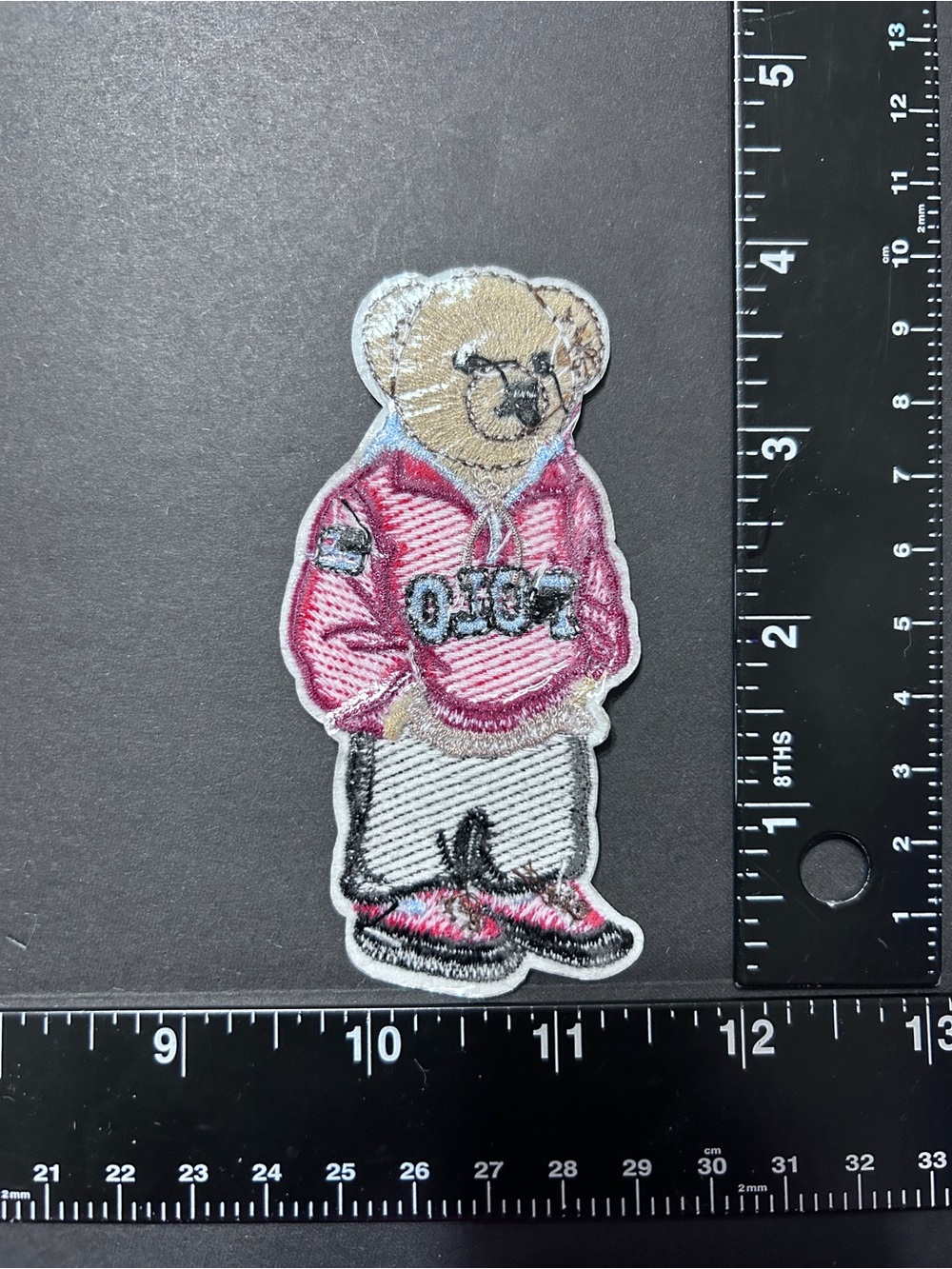 Ralph Lauren Polo Bear Embroidered Patches a lot of 6 Iron-on - Picture 3 of 16